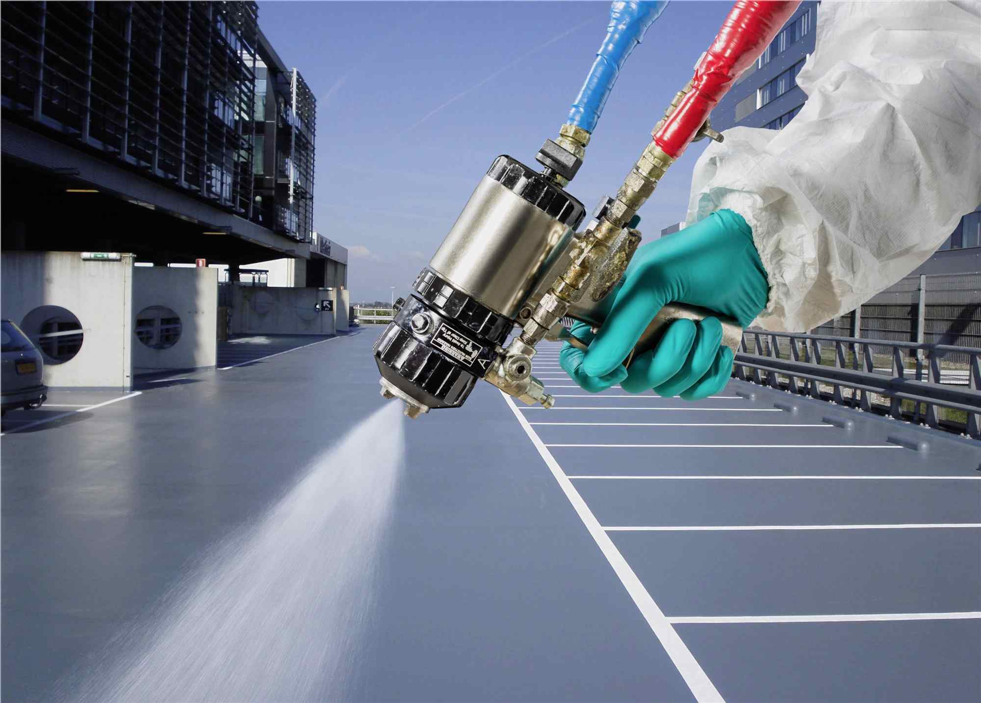 Sprey Polyurea ile Su Yalıtımı Sprey Polyurea ile Su Yalıtımı